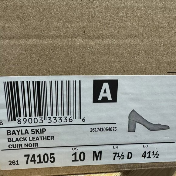 Clark’s Womens Bayla Skip Pump Heel Black Size 10 M - Picture 6 of 6